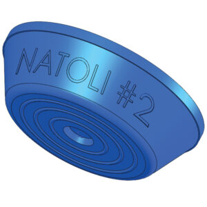 Tip-Mounted Dust Cup (Original Silicone) "BB" Blue
